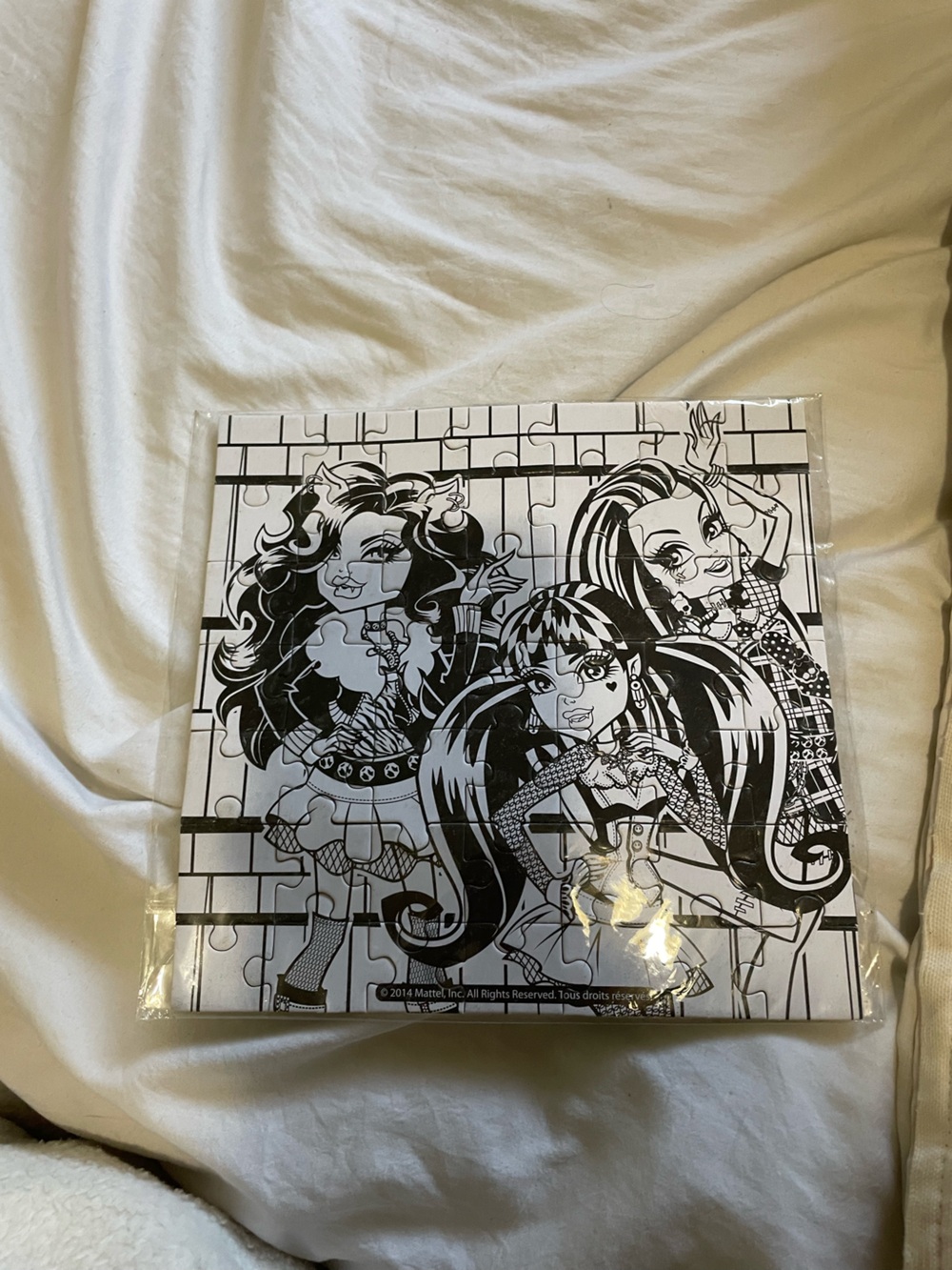 Monsterhigh Black & White Girls Puzzle